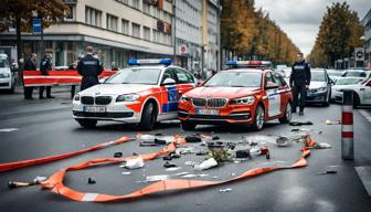 Autofahrer in Darmstadt rast über Bürgersteig - LKA ermittelt