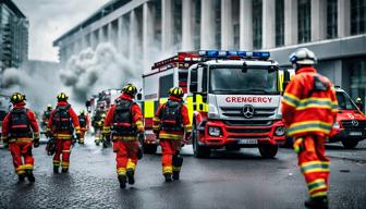 Großübungen von Rettungskräften in Frankfurt, Biblis und Homberg (Ohm)