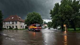 Kräftiger Regen mit 'unwetterartigen Ausmaßen' in Hessen: Warnungen