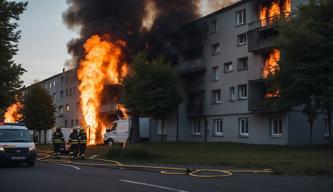 Wohnungsbrand in Darmstadt: Ein Toter und sechs Verletzte